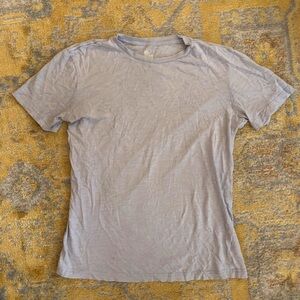 H&M Cotton T Shirt Baby Blue Small